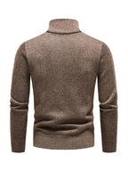 R&B | Patchwork Reißverschluss Männer Rollkragenpullover