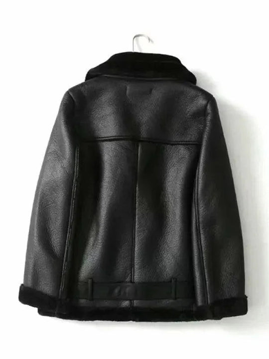 R&B | Street Fashion Motorradpelz Wintermantel