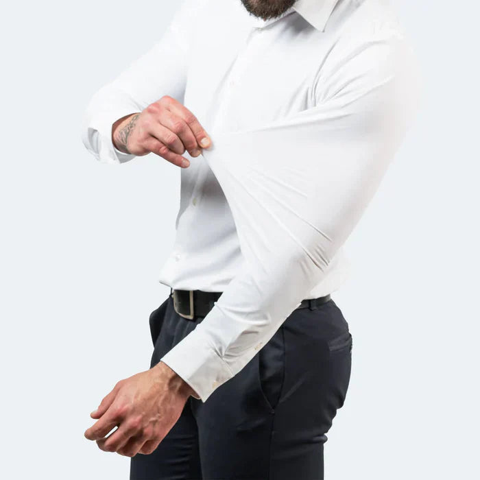 R&B | Slim Passform Stretchstoff Atmungsaktiv Bügelfrei Dressstil