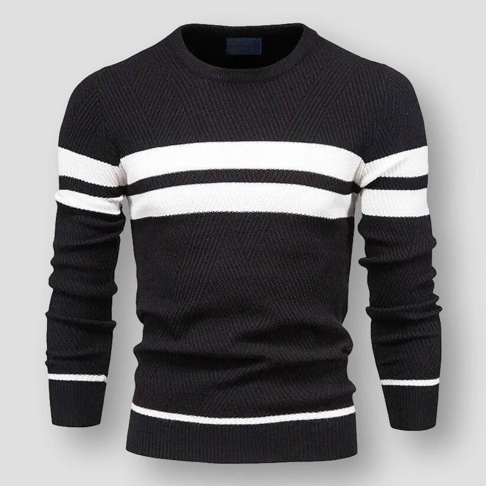 R&B | Gestreifter Herrenpullover