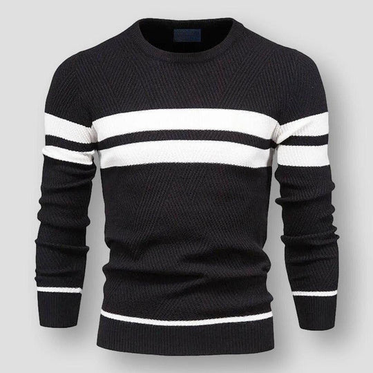 R&B | Gestreifter Herrenpullover