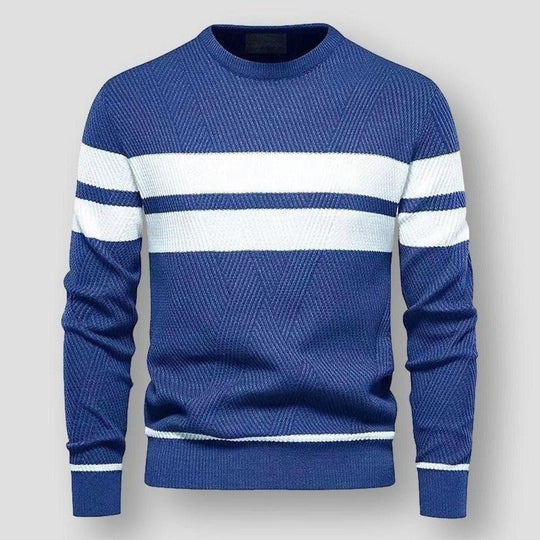 R&B | Gestreifter Herrenpullover
