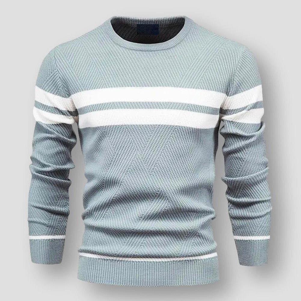 R&B | Gestreifter Herrenpullover