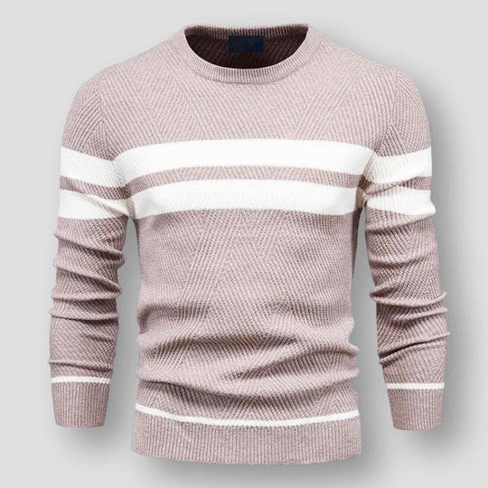 R&B | Gestreifter Herrenpullover