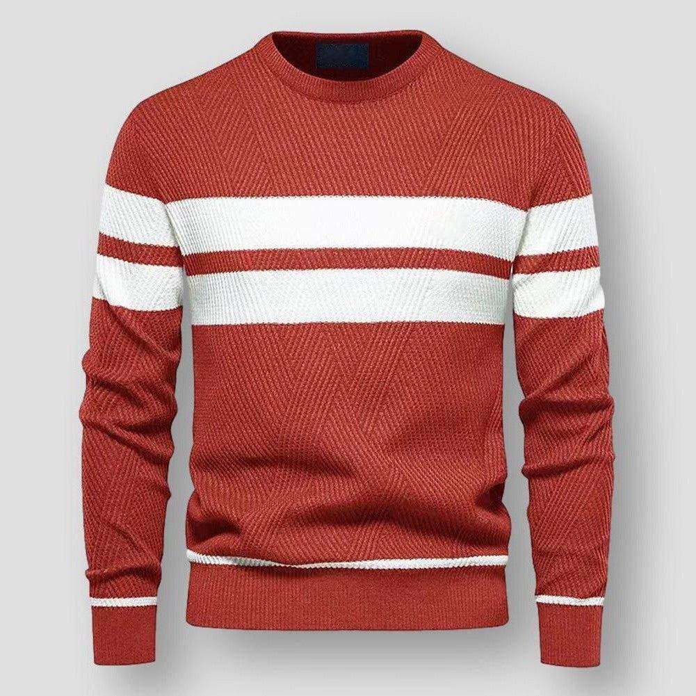 R&B | Gestreifter Herrenpullover