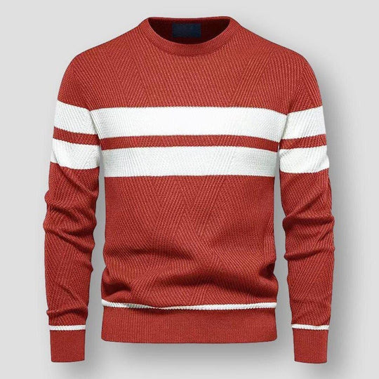 R&B | Gestreifter Herrenpullover