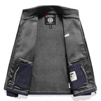 R&B | Stylische Fleece Winter Männerjacke