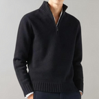 R&B | Stylischer Halb-Reißverschluss Herrenpullover