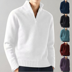 R&B | Stylischer Halb-Reißverschluss Herrenpullover