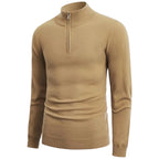 R&B | Stylischer Halb-Reißverschluss Herrenpullover