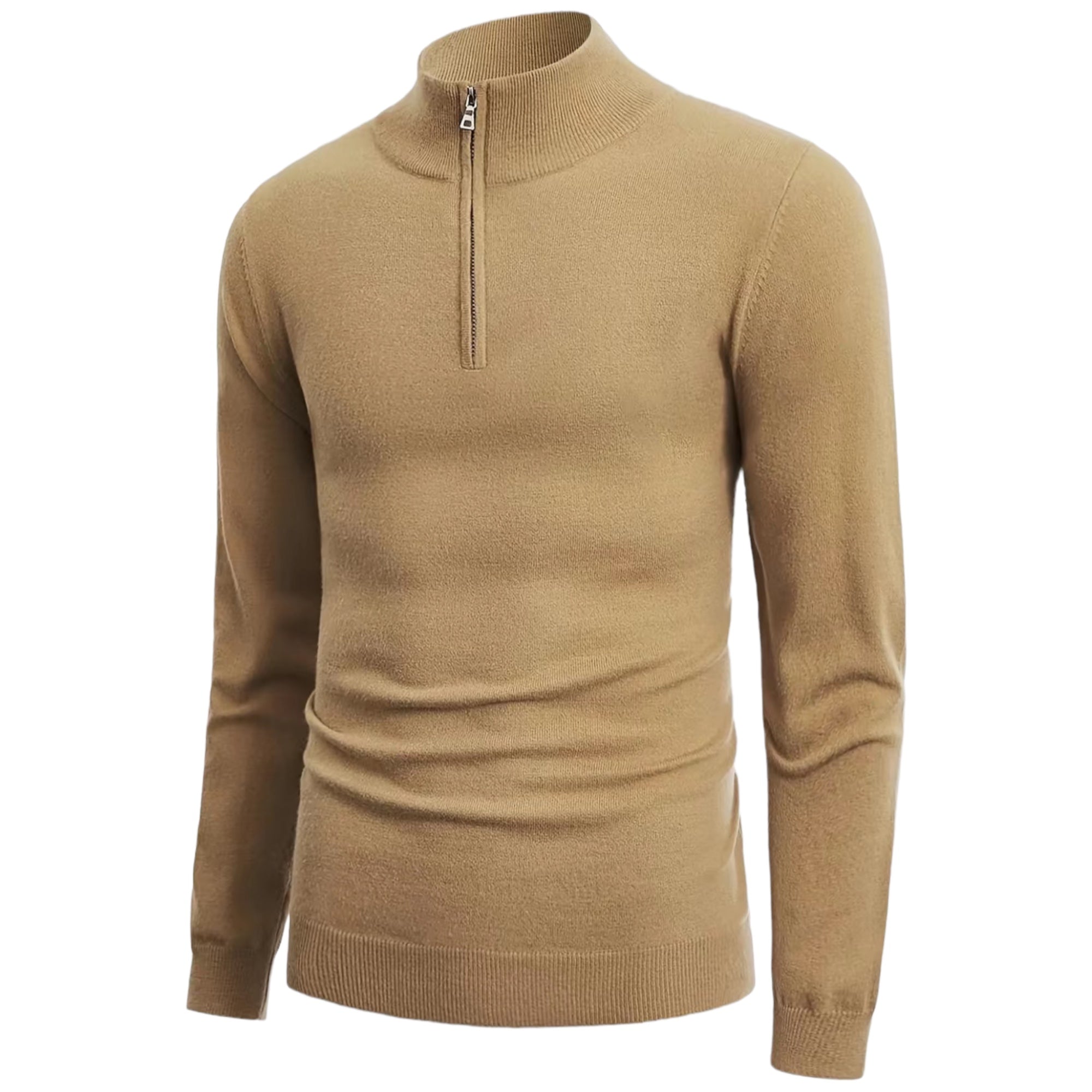 R&B | Stylischer Halb-Reißverschluss Herrenpullover