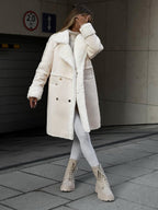 R&B | Stylischer Langer Polarfleece-Damenmantel