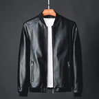 R&B | Stylische Herren-Lederjacke aus Kunstleder mit präzisen Details