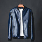 R&B | Stylische Herren-Lederjacke aus Kunstleder mit präzisen Details