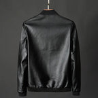 R&B | Stylische Herren-Lederjacke aus Kunstleder mit präzisen Details