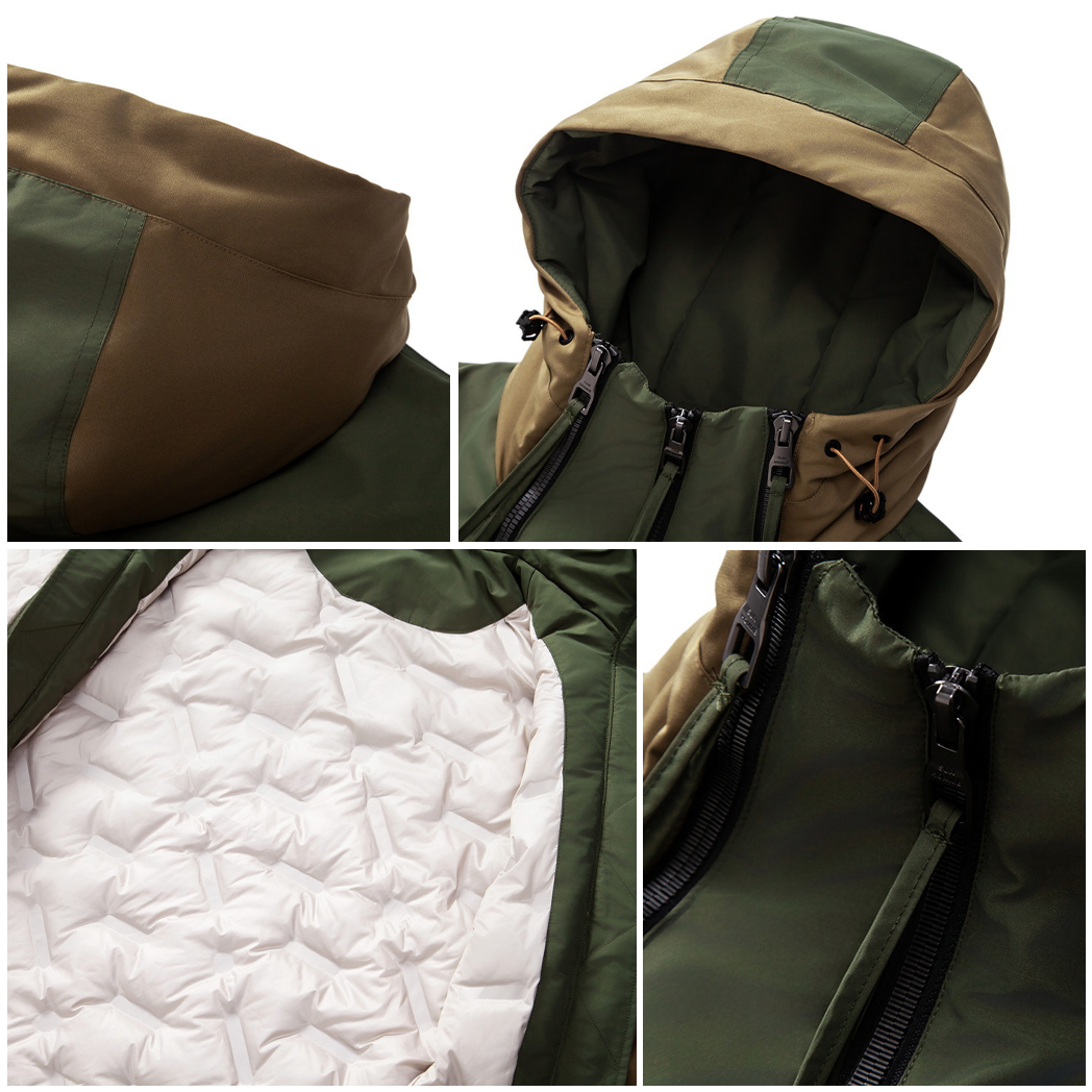R&B | Stylische Herren Winterjacke mit Doppelt Zipper