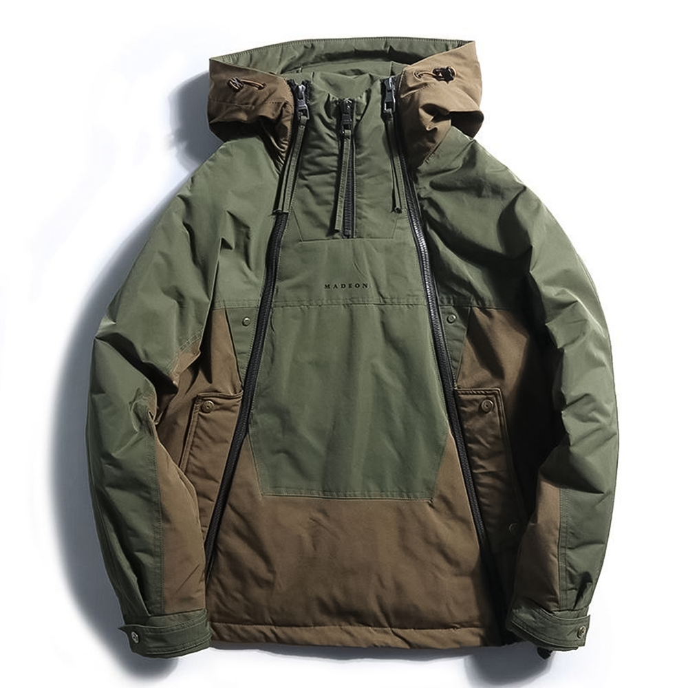R&B | Stylische Herren Winterjacke mit Doppelt Zipper