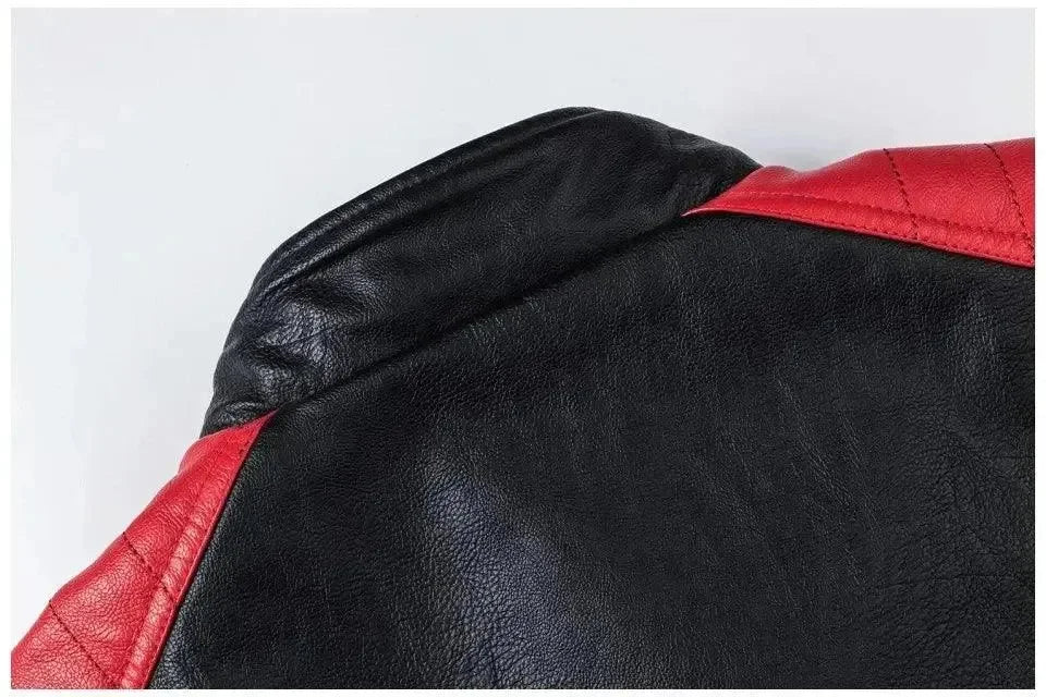 R&B | Stilvolle Slim-Fit Herren Leder Bikerjacke