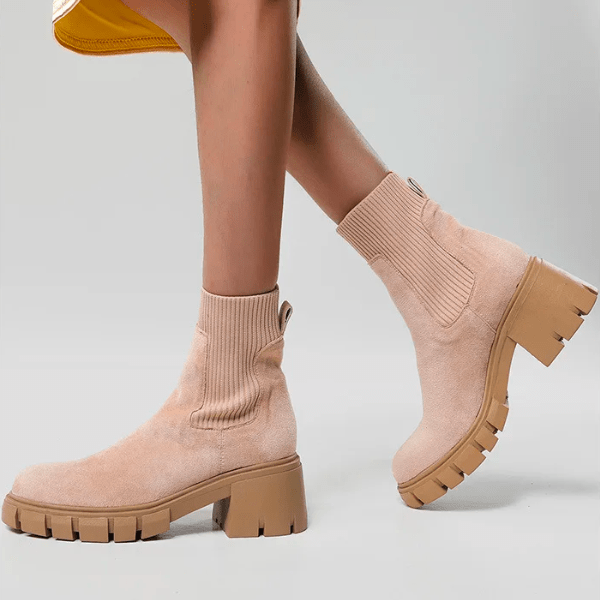 R&B | Stylische Wildleder Winterstiefel für Frauen