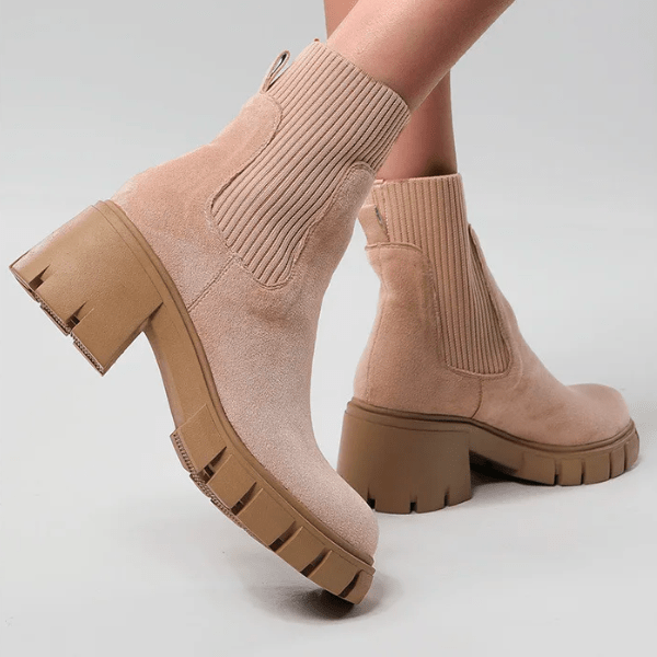 R&B | Stylische Wildleder Winterstiefel für Frauen