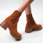 R&B | Stylische Wildleder Winterstiefel für Frauen