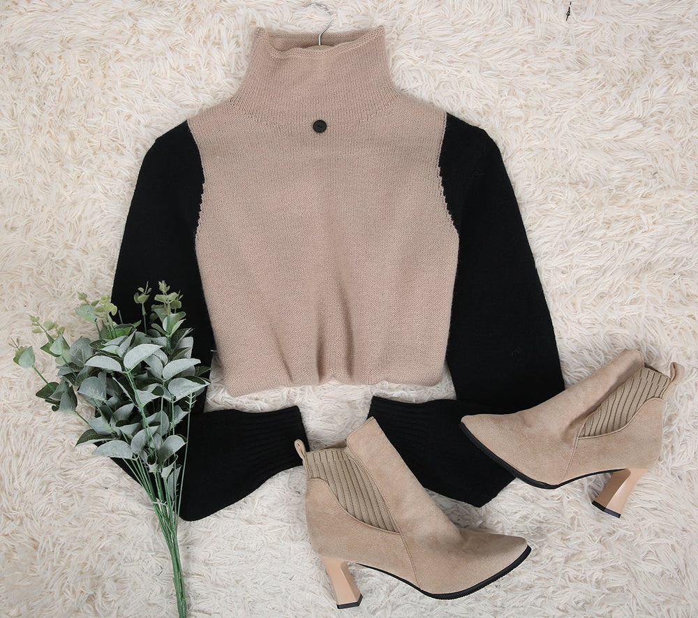 R&B | Stylischer Rollkragenpullover