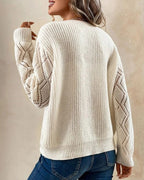 R&B | Stylischer V-Ausschnitt Pullover