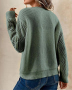 R&B | Stylischer V-Ausschnitt Pullover