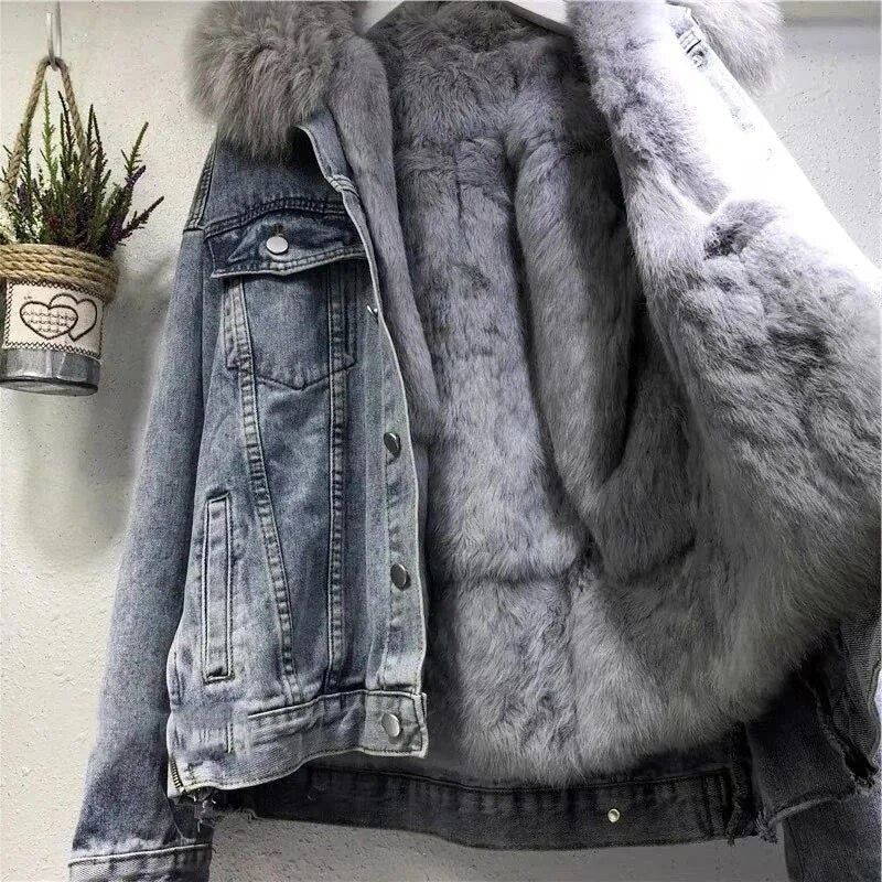 R&B | Stilvolle Damen Denimjacke - Bequem und Trendy