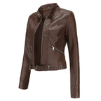 R&B | Stilvolle Damen Lederjacke Im Klassischen Design