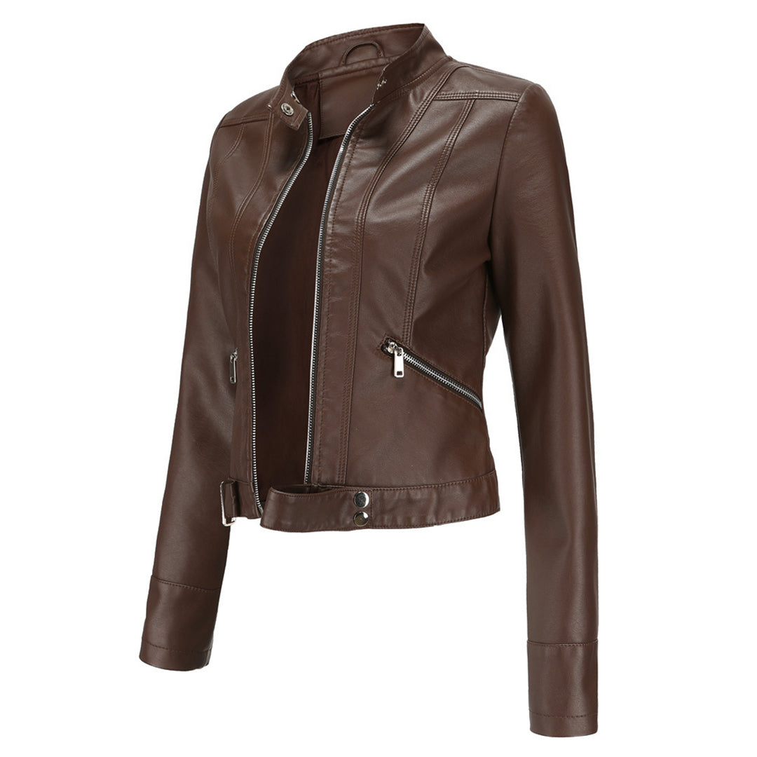 R&B | Stilvolle Damen Lederjacke Im Klassischen Design