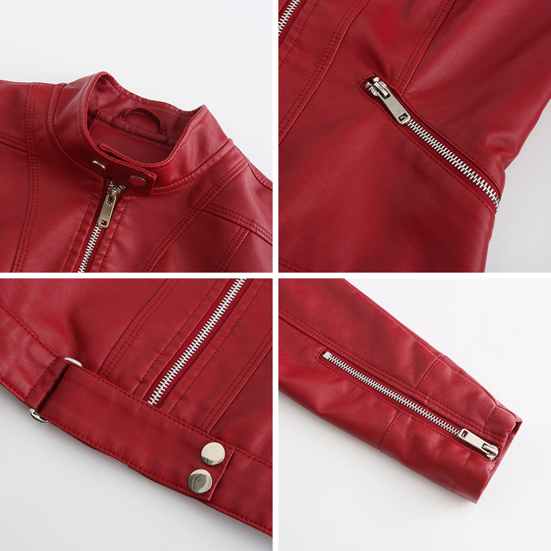 R&B | Stilvolle Damen Lederjacke Im Klassischen Design