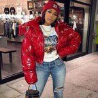 R&B | Stylische Damen Pufferjacke - Warme Bomberjacke