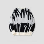 R&B | Sweatshirt mit mutigem abstraktem Muster