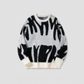 R&B | Sweatshirt mit mutigem abstraktem Muster