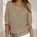 R&B | Strickpullover mit halben Ärmeln