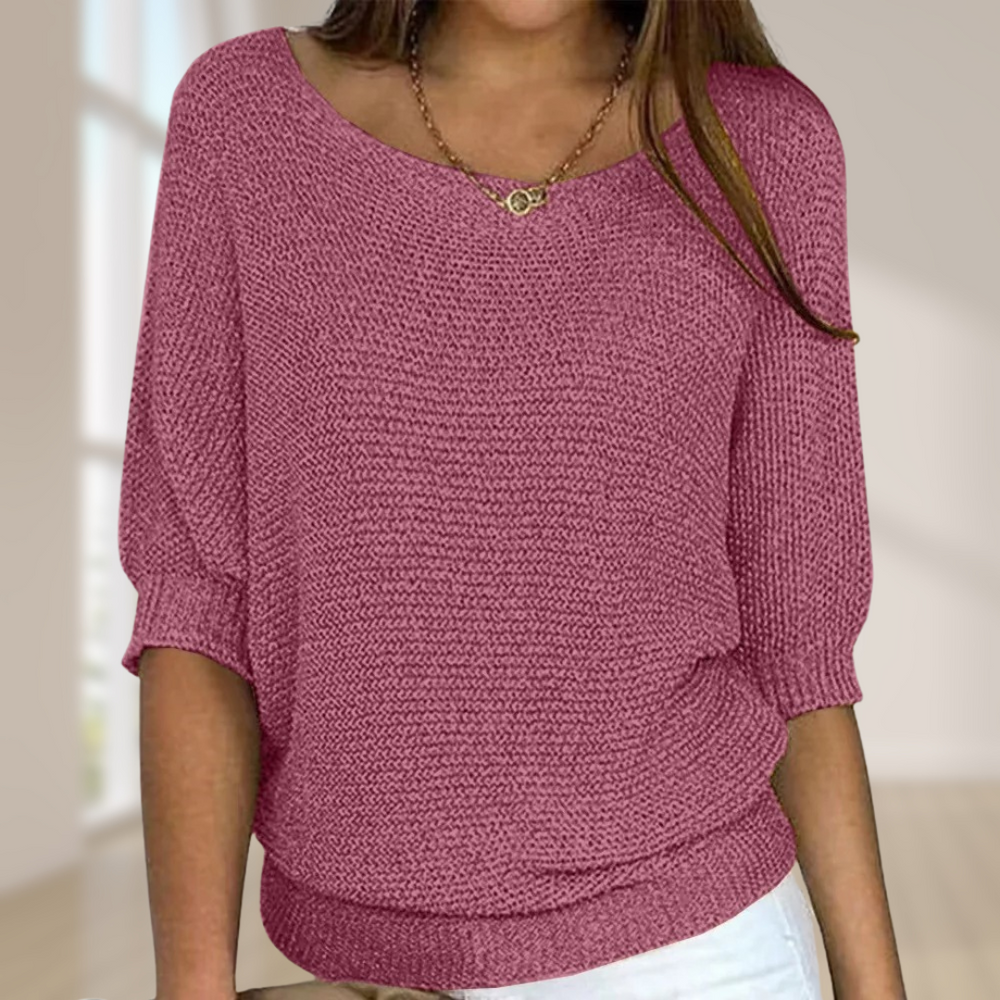 R&B | Strickpullover mit halben Ärmeln