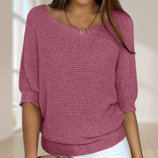 R&B | Strickpullover mit halben Ärmeln