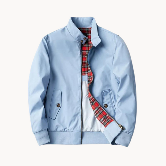 R&B | Herren Camden Heritage Harrington Jacke - Tartanmuster gefüttert