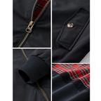 R&B | Herren Camden Heritage Harrington Jacke - Tartanmuster gefüttert