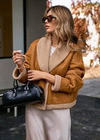 R&B | Wendbare Jacke mit Teddyfutter Weich und Warm Lässiger Chic