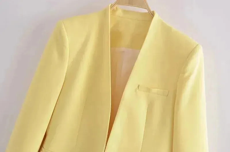 R&B | Der Vorstellungskraft Formal Blazer Damen - Lässig - Uni-Farben