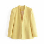 R&B | Der Vorstellungskraft Formal Blazer Damen - Lässig - Uni-Farben