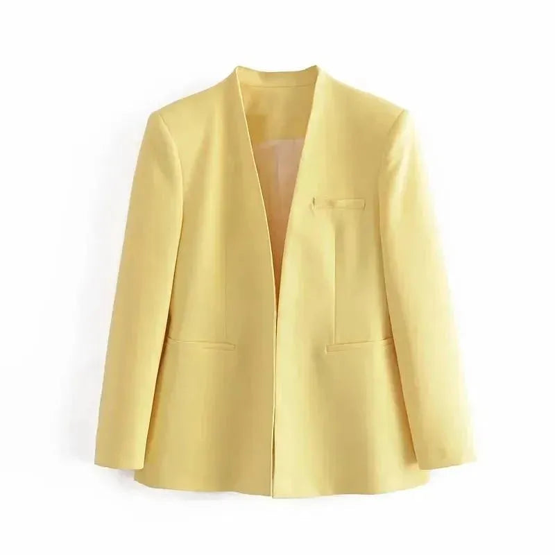 R&B | Der Vorstellungskraft Formal Blazer Damen - Lässig - Uni-Farben