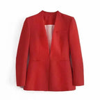 R&B | Der Vorstellungskraft Formal Blazer Damen - Lässig - Uni-Farben
