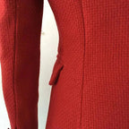 R&B | Der pragmatische rote Tweed-Blazer für Frauen - Lässig - Unifarben
