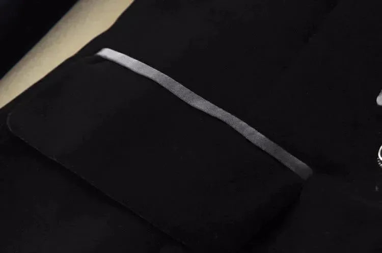 R&B | Der Prowess Samt V-Ausschnitt Blazer Damen - Lässig - Uni-Einfarbig