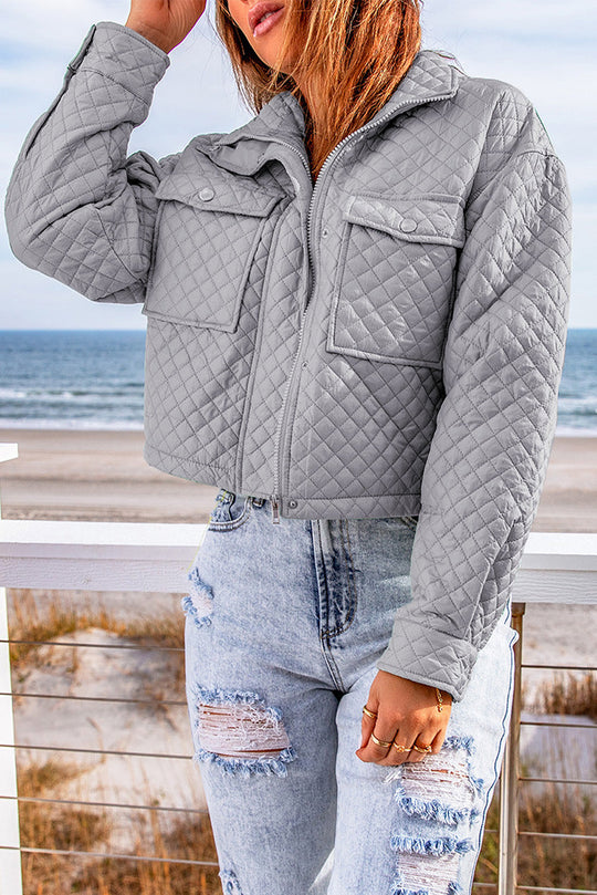 R&B | Dich Selbst Gekürzte Gesteppte Jacke
