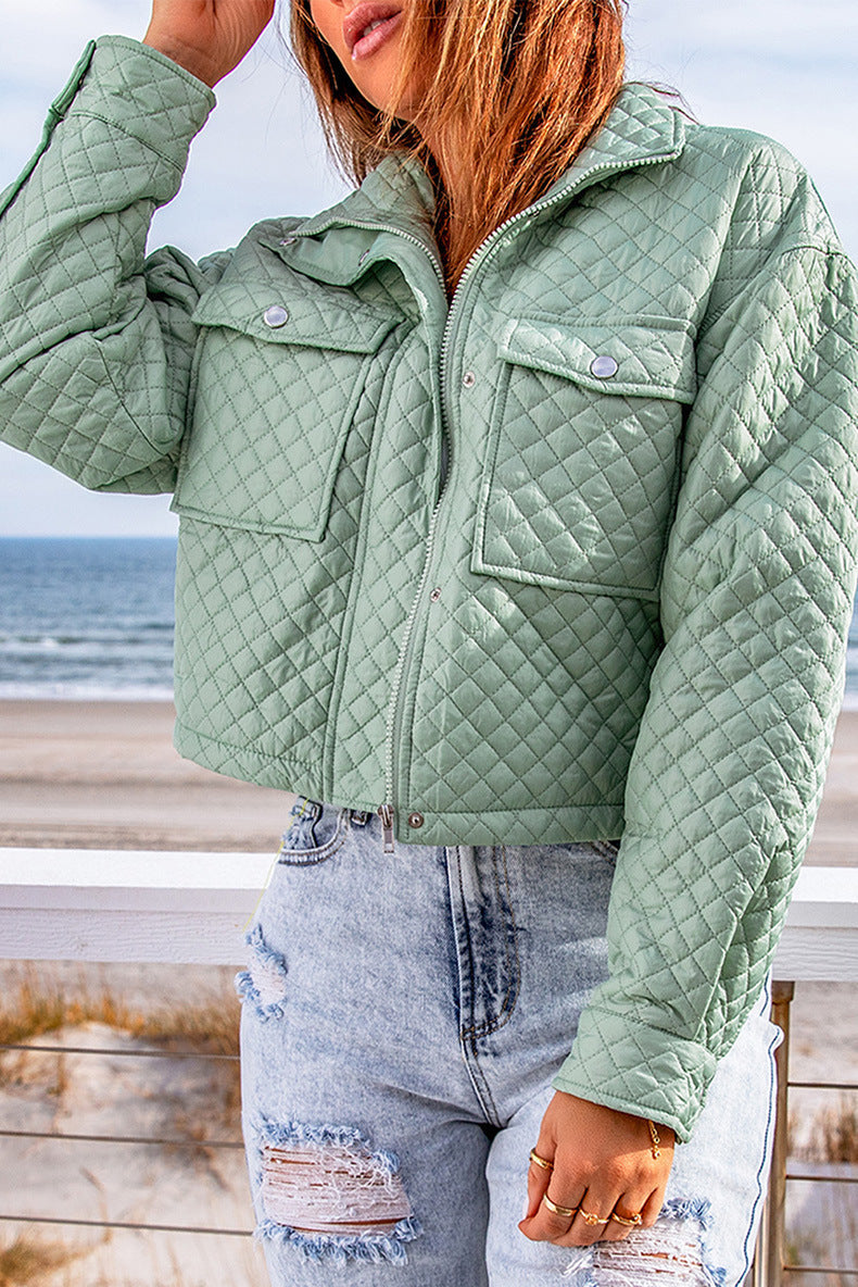 R&B | Dich Selbst Gekürzte Gesteppte Jacke