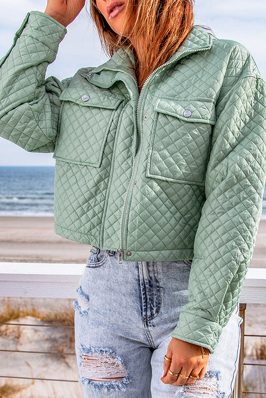 R&B | Dich Selbst Gekürzte Gesteppte Jacke